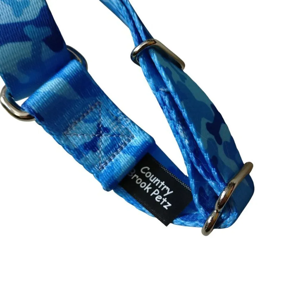 Country Brook Design Bone Camo Polyester Martingale Dog Collar